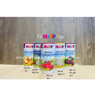 [ Vova Mart] Trà Hipp hoa quả nội địa Nga hộp 200g cho bé ăn dặm giúp ngủ ngon, tiêu hoá tốt