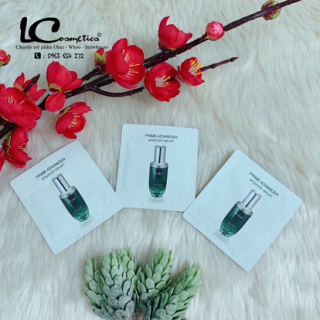 [MUA 10 TẶNG 1]Tinh chất Ohui Prime Advancer Ampoule Serum phục hồi nuôi dưỡng làn da và dưỡng căng bóng hoàn hảo 1ml