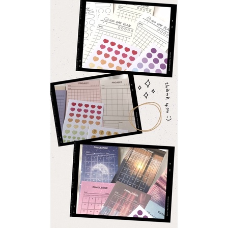 Note planner kèm sticker Nt020