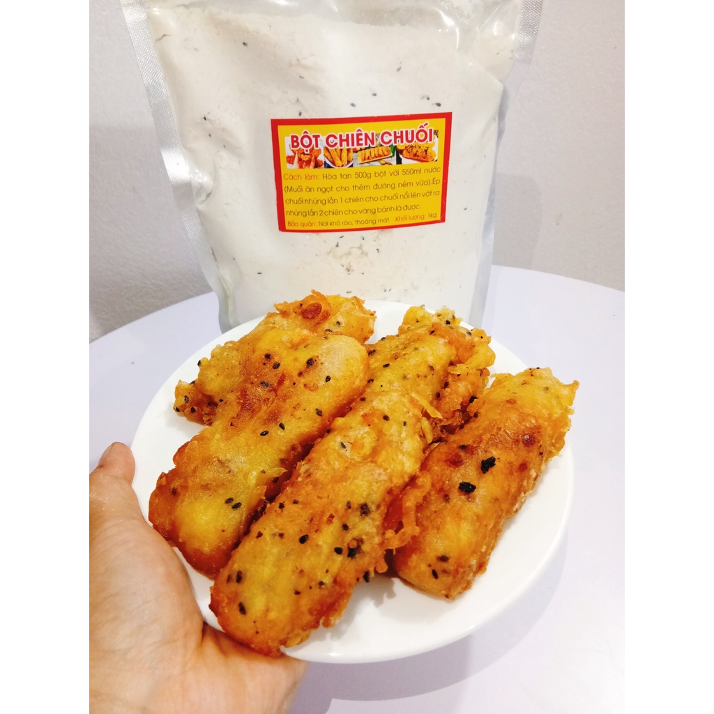 Bột bánh chuối, ngô, khoai