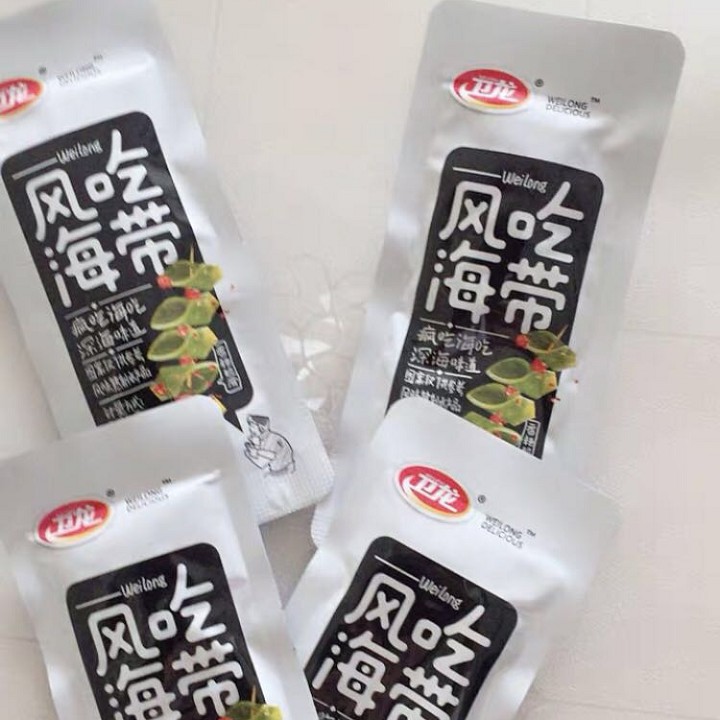 RONG BIỂN CAY TÊ NGUYÊN MIẾNG GÓI LẺ 20g/gói