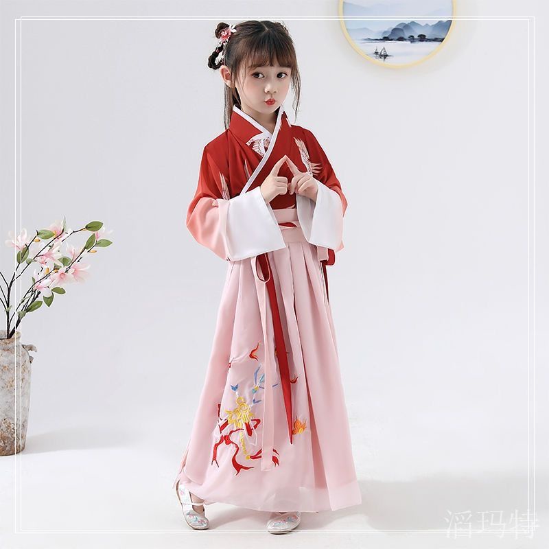 Bộ Hán Phục Hóa Trang Phong Cách Trung Hoa Cổ Điển Cho Bé Gái 08.11