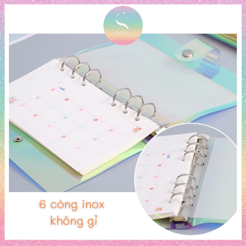 HOTIS] Hologram Binder - Bìa còng dẻo - A7/ A6/ A5 (Không kèm giấy)