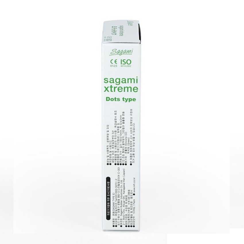 Bao cao su Sagami Xtreme Dots gân gai tăng khoái cảm