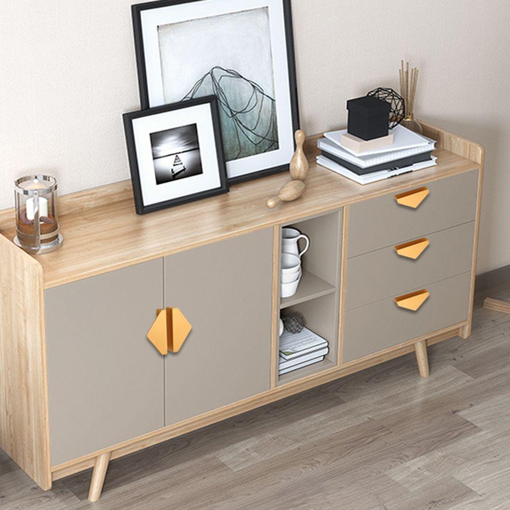 Tay Nắm Cửa Tủ Bằng Nhôm Tiết Kiệm Không Gian Tiện Dụng Cho Gia Đình