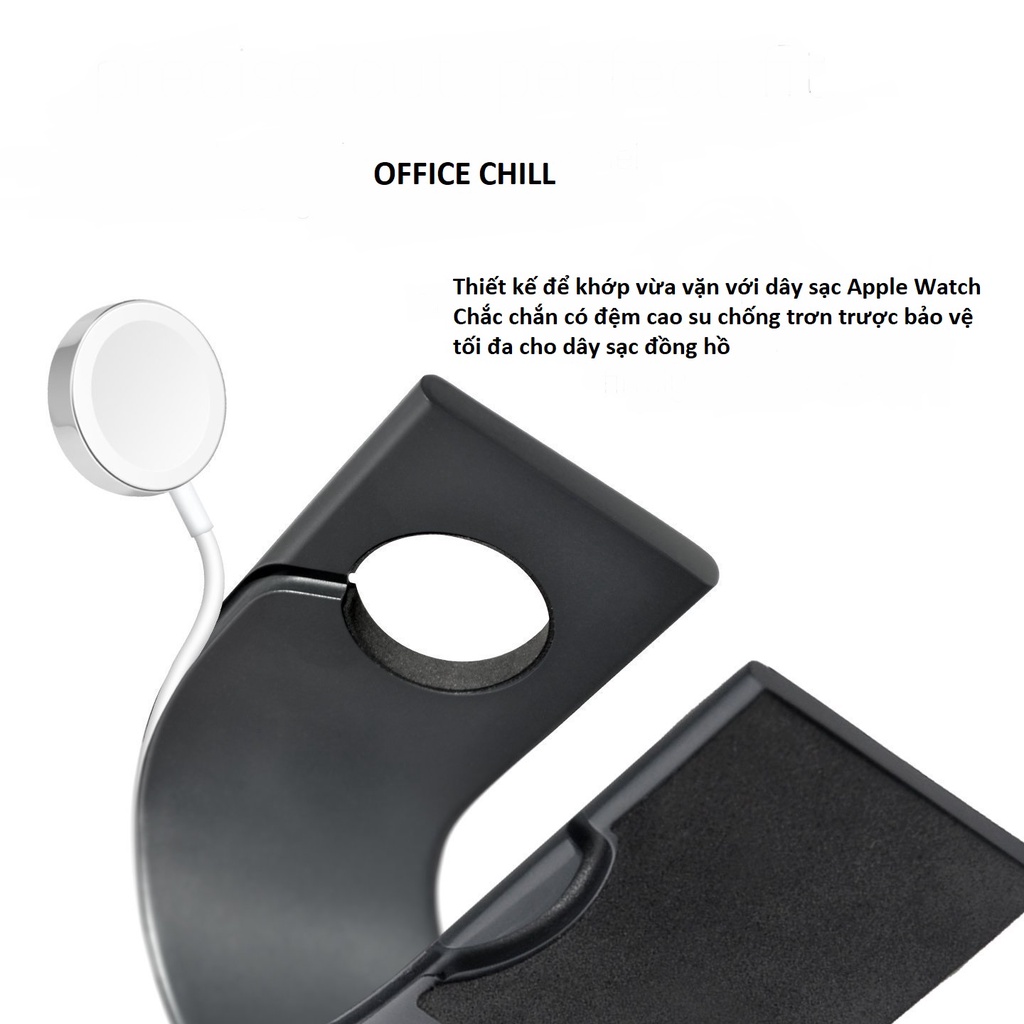 Giá Đỡ Sạc Apple Watch Phụ Kiện Đồng Hồ Giá Đỡ Đế Sạc Đồng Hồ Thông Minh OFFICECHILL