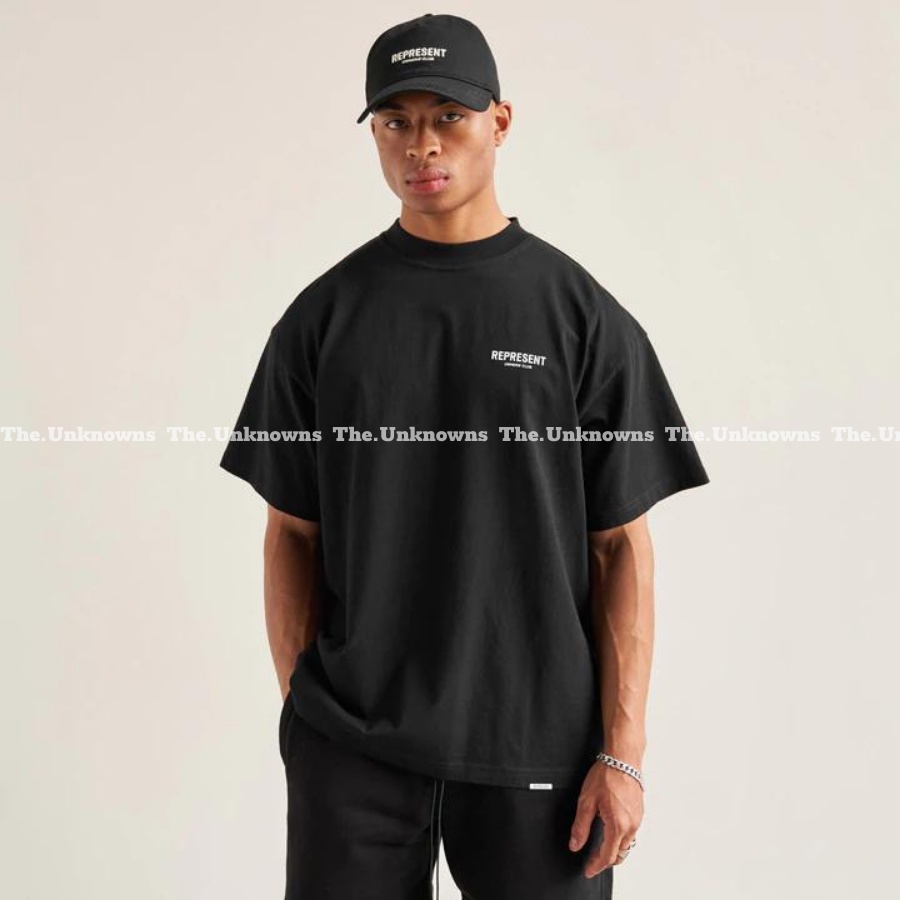 ⚡️[BEST QUALITY]⚡️-Áo Tee OWNERS CLUB- BLACK,áo thun R-present cao cấp full túi tag