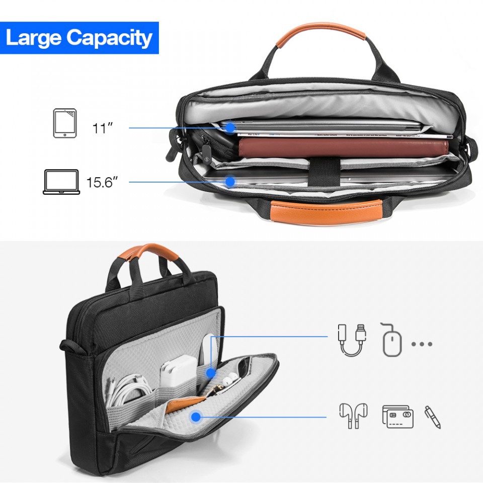 Túi xách Tomtoc USA BriefCase for Macbook/Ultrabook 13/14/15/16inch - (A50) - Phân phối chính hãng