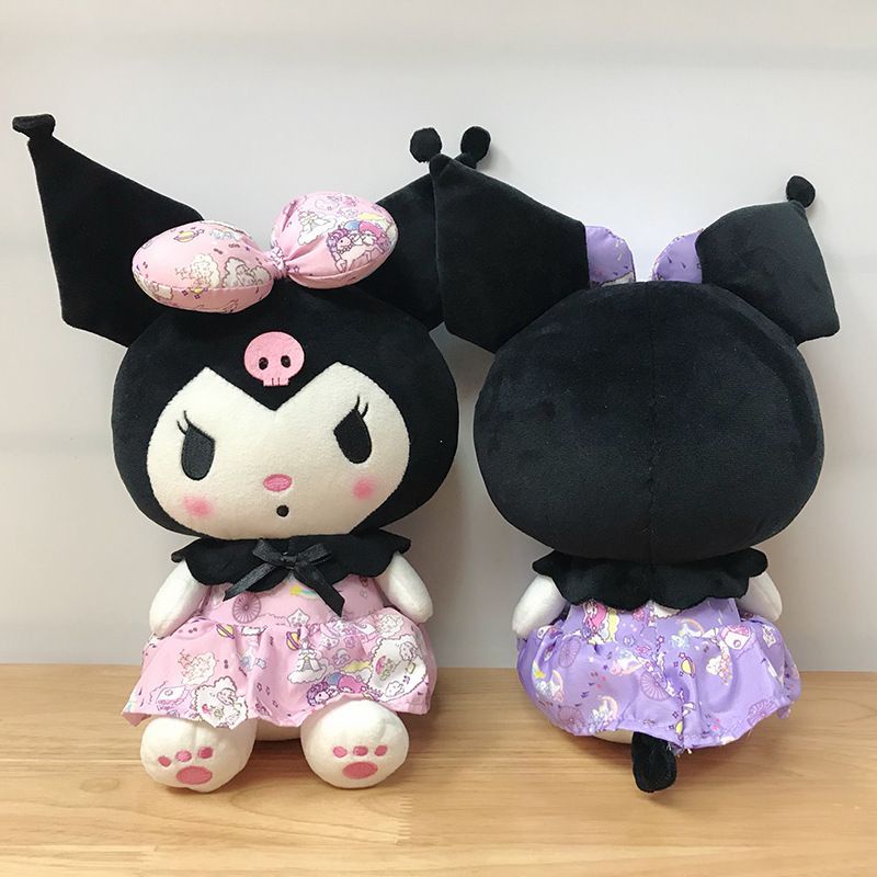 Búp Bê Nhồi Bông Kuromi 20cm Mềm Mại Làm Quà Tặng Cho Bé Gái