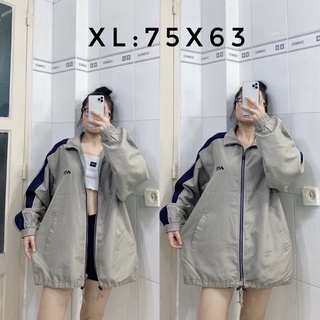 Áo khoác dù nam nữ unisex form rộng jacket