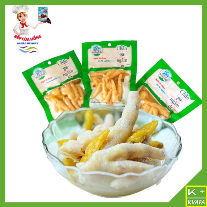 Chân Gà Ngâm Ớt Vị Tê Cay Hàng Việt Nam Gói Nhỏ Ăn Liền Siêu Thơm Ngon Gói 80 g | BigBuy360 - bigbuy360.vn