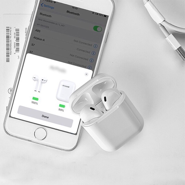 Tai nghe bluetooth i16 pro Tws Airpod- Tai nghe không dây có cảm biến vân tay như tai nghe airpod- tai nghe giá rẻ tốt