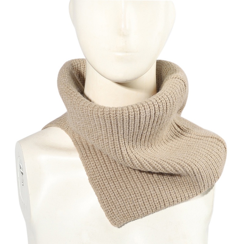 Khăn Choàng Cổ Giả Khăn Choàng Cổ Màu Trơn Chống Gió Có Thể Tháo Rời