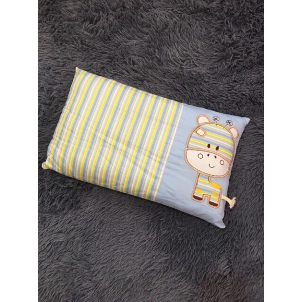 [XẢ lỗ] Gối trẻ em vỏ cotton 30x50 cm (1 cái) giá rẻ