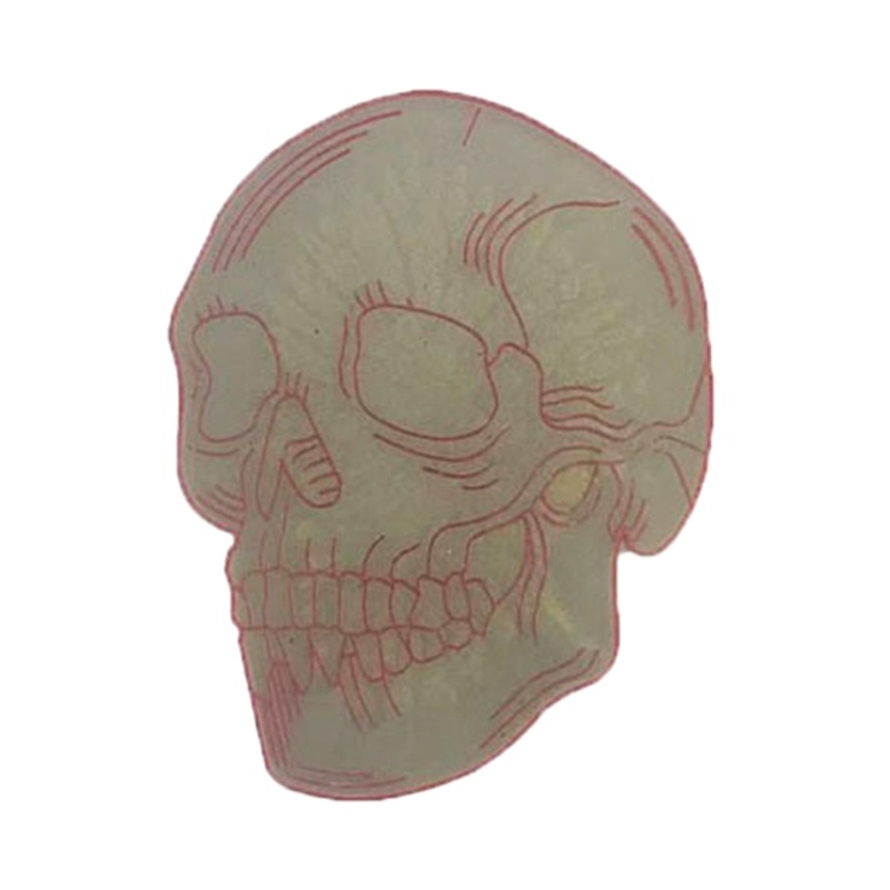 Khuôn Silicone Làm Đế Lót Ly Thủy Tinh Hình Đầu Lâu Độc Đáo DIY