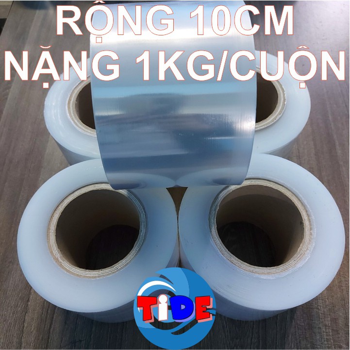 [1kg x 10cm] Màng chít PE bọc hàng hóa – cuốn bụng giảm mỡ làm đẹp – Rộng 10Cm x 1Kg/cuộn