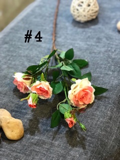 Cành hồng tỷ muội - cành hoa hồng lụa