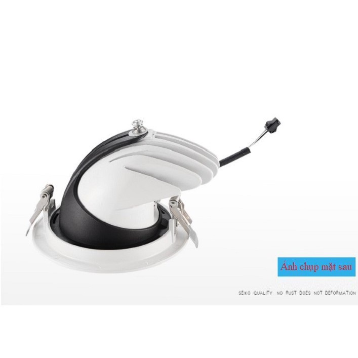 Combo 8 Đèn Led âm trần đế xoay 360 độ 20w, đèn soi tranh, đèn trang trí shop