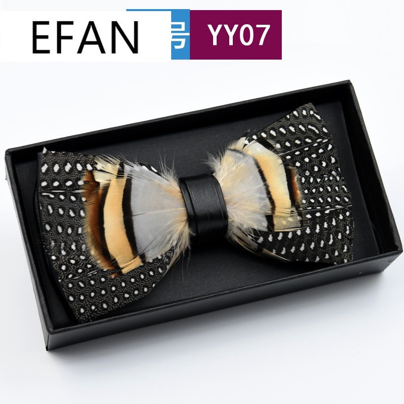 Cà Vạt Nơ Bằng Da Sang Trọng Kèm Hộp Đựng Thời Trang Dành Cho Nam