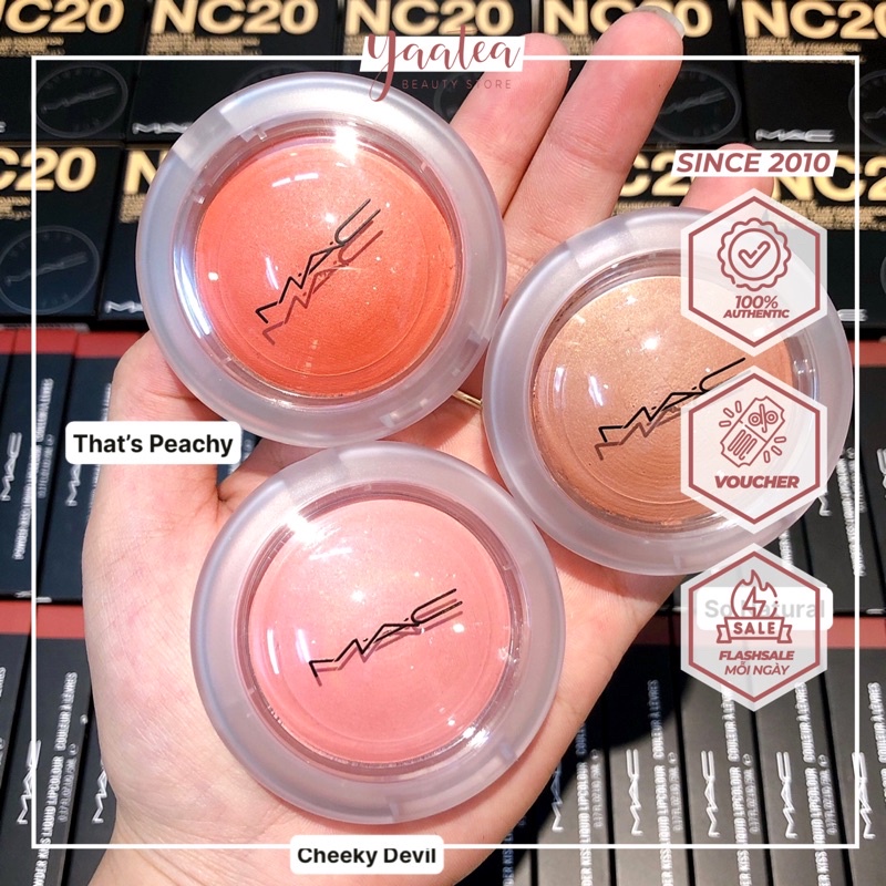 Má hồng dạng cream MAC Glow Play Blush
