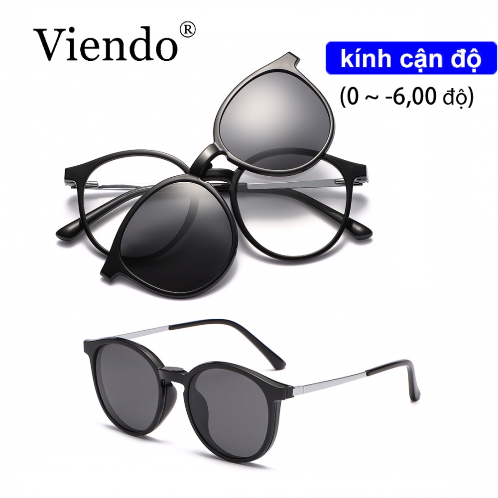 Kính râm VIENDO dạng kẹp chống tia UV chống lóa nhiều màu sắc tùy chọn tiện lợi dành cho nam nữ