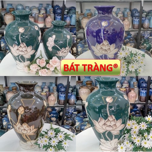 LỌ HOA TRƯNG BÀY CAO CẤP BÌNH GỐM TRANG TRÍ NỘI THẤT