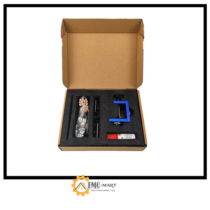 Bộ cữ khoan ốc cam chốt gỗ 3 in 1