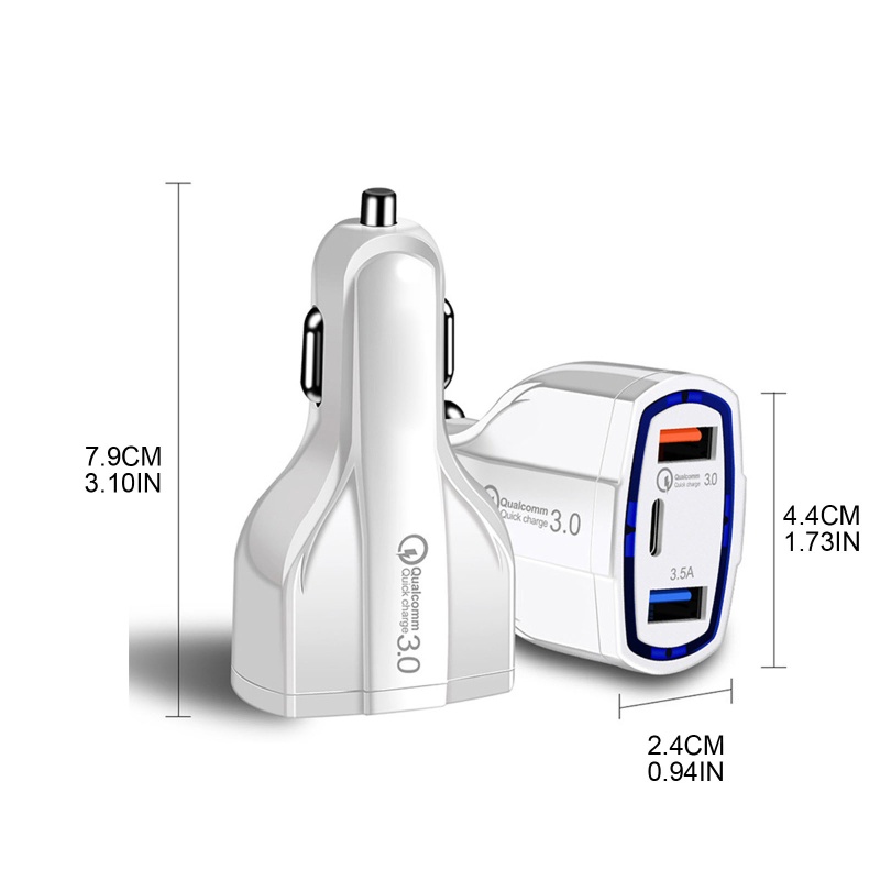 Tẩu Sạc Nhanh PD Type C bonj QC3.0 Cho Xe Ô Tô