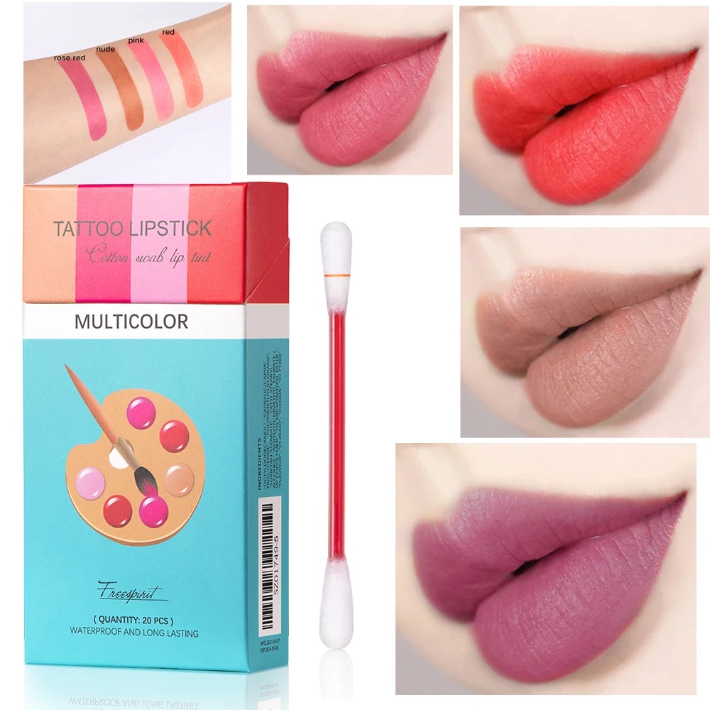 [Hàng mới về] Set 20 son môi lâu trôi chống thấm nước dành cho nữ