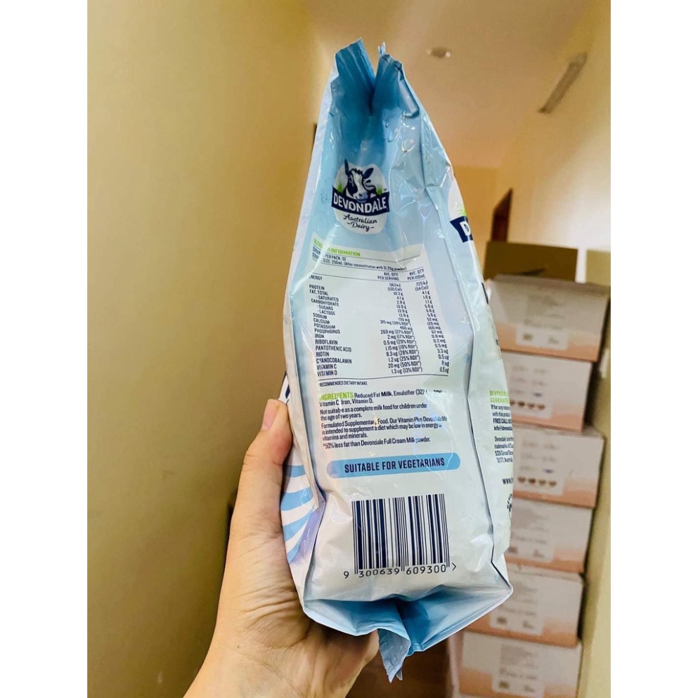 Sữa tươi dạng bột Devondale Our Vitamin Plus gói 1kg