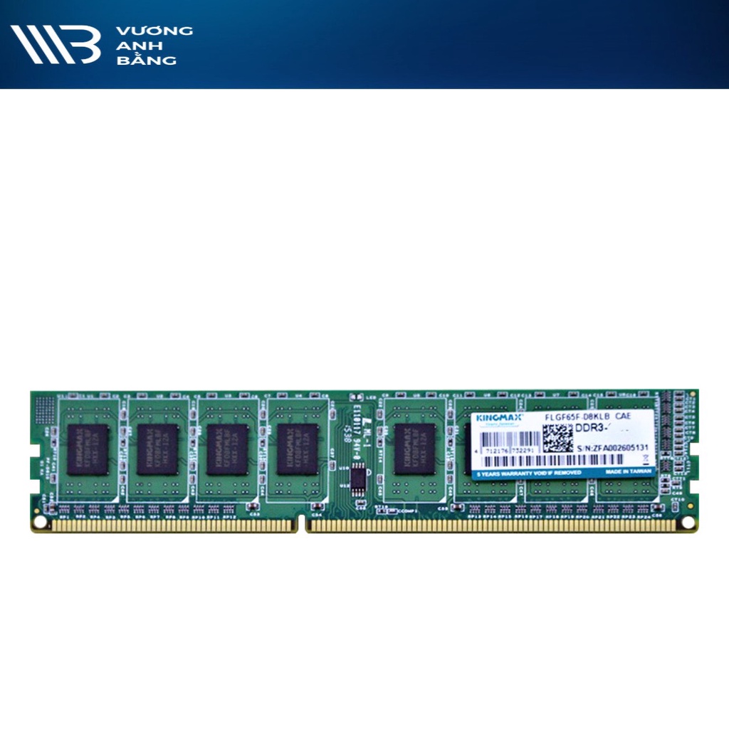 Ram DDR3 PC 8G/1600 KINGMAX ( Hàng Công ty new 100%- BH 3 năm)