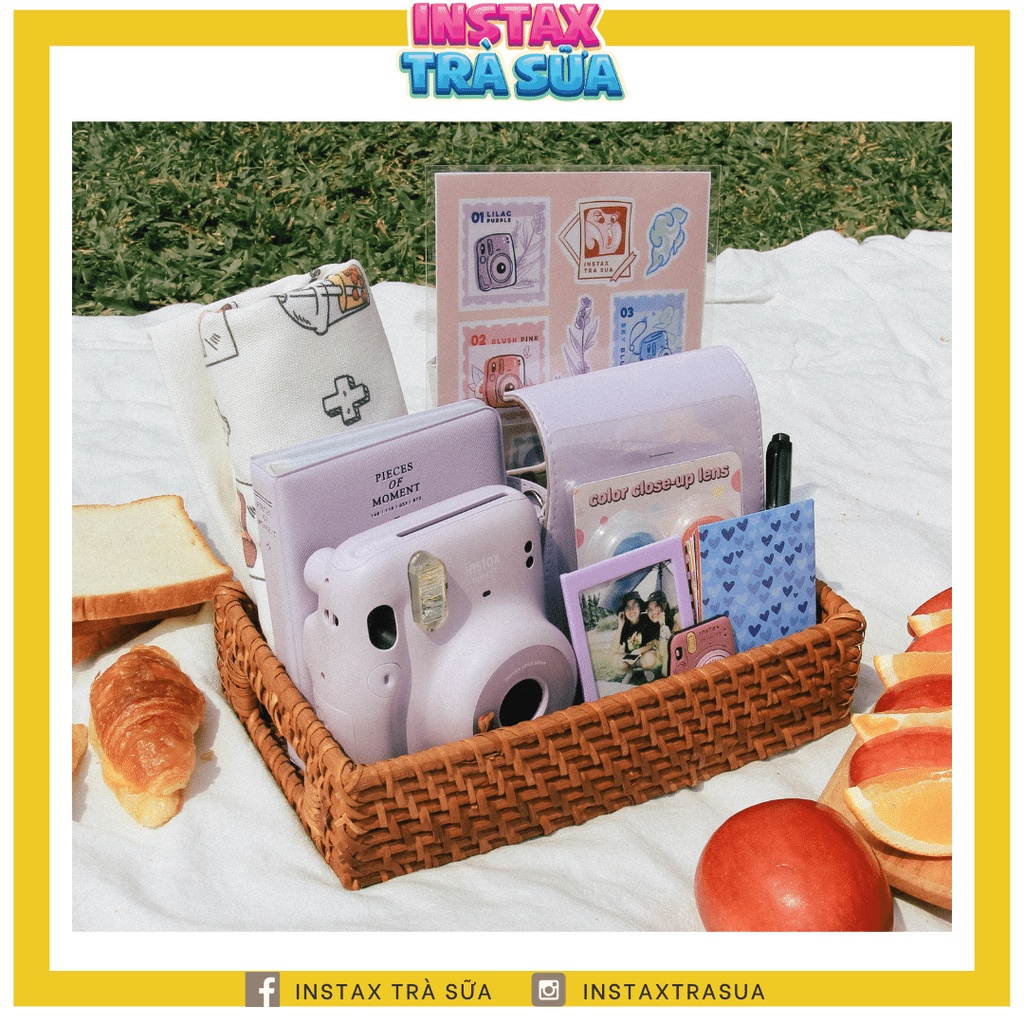 Combo Instax Mini 11 - BỘ MÁY và phụ kiện chụp ảnh lấy liền Fujifilm Instax Mini 11 - Bảo Hành Chính hãng 1 năm