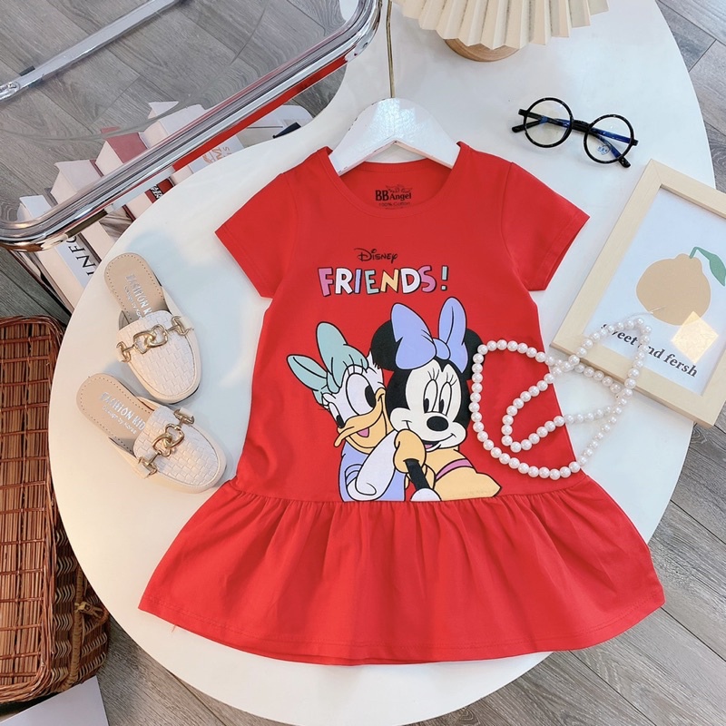 Váy công chúa in hình Elsa, micky, hello kitty siêu dễ thương cho bé
