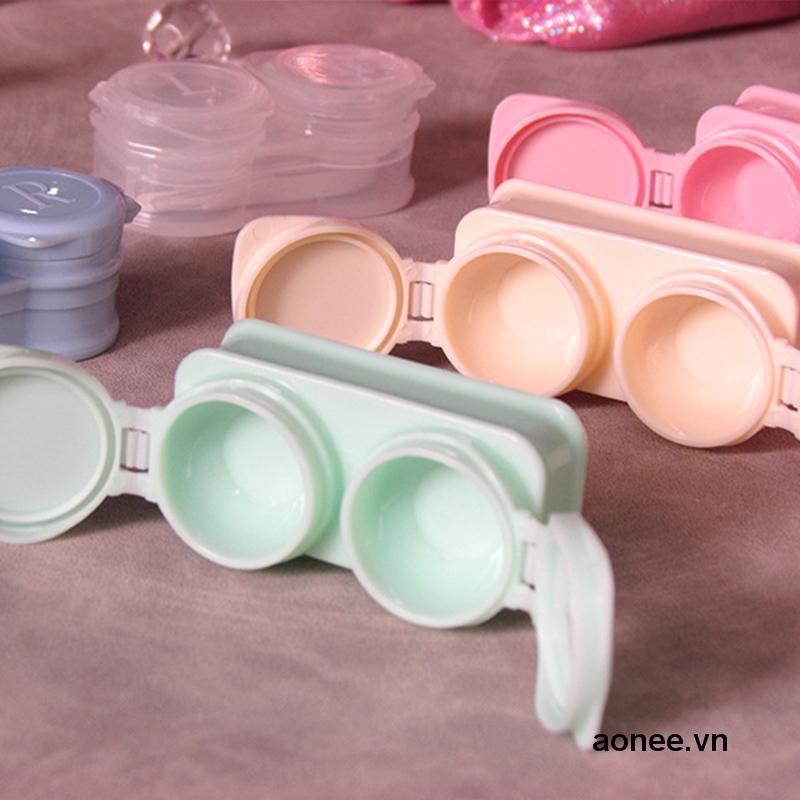 ✨✨Hộp Đựng Kính Áp Tròng Thiết Kế Nắp Lật Tiện Dụng