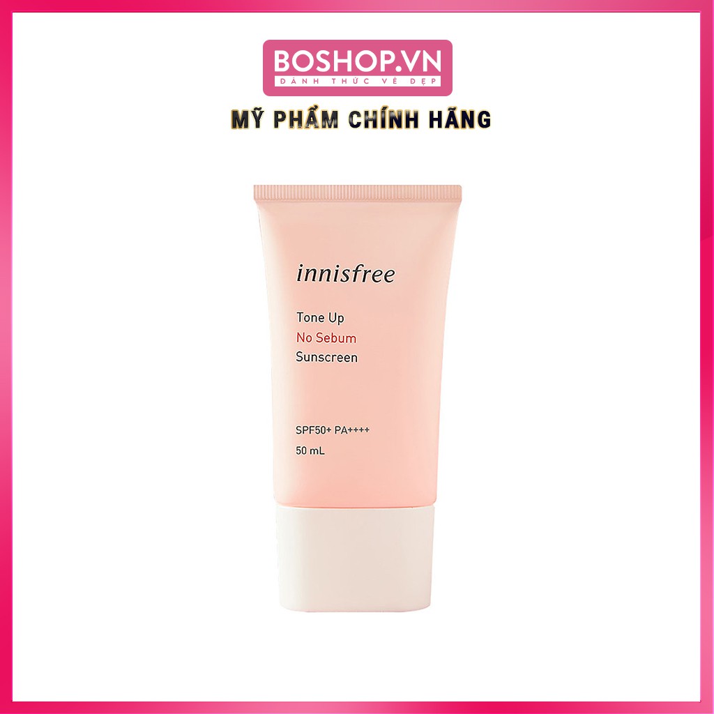 Chống Nắng Innisfree Tone Up No Sebum SPF 50+ 50ml