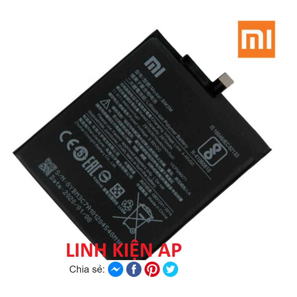 Pin  Xiaomi Mi 9 SE BM3M
