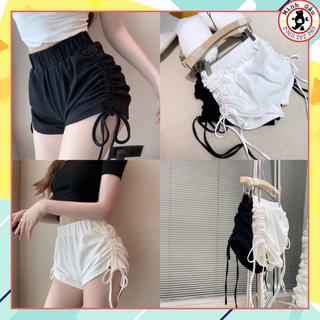 Quần đùi rút dây Quần tập Gym, yoga, aerobic, thể thao dáng biker