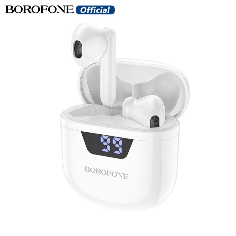 Tai nghe bluetooth Borofone BW05 âm thanh tuyệt đỉnh, cảm ứng, hiển thị % pin dock sạc - BH 12 tháng