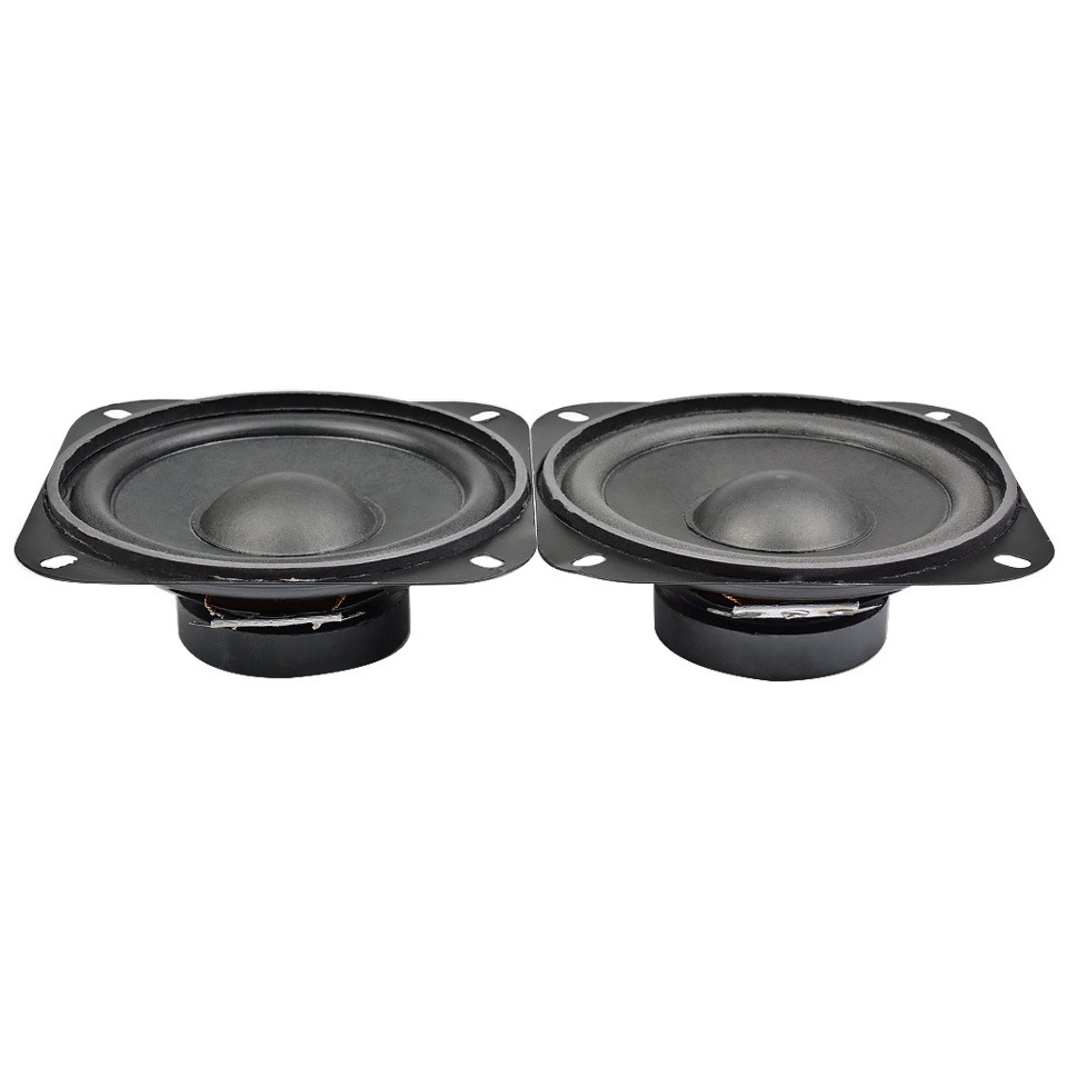 Set 2 loa âm thanh AIYIMA 4 inch 2 Ohm 15W khung vuông nhỏ gọn