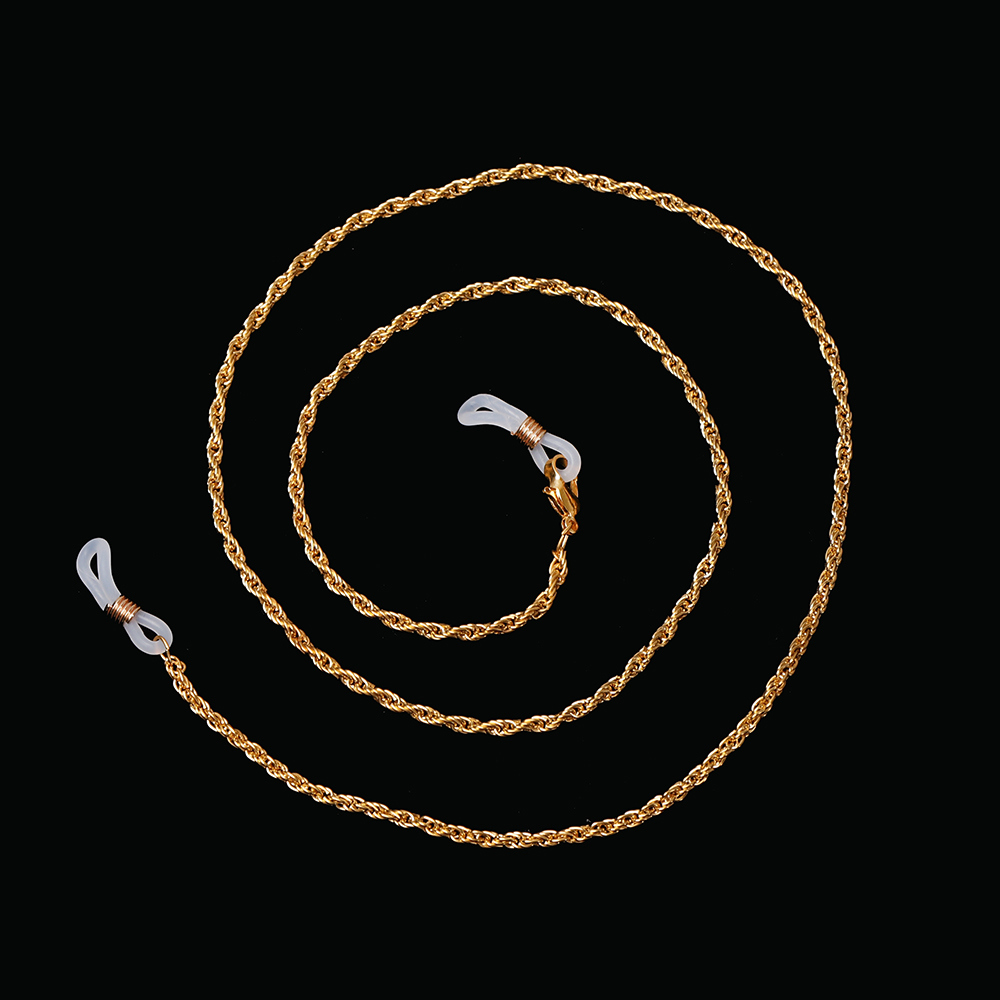 Dây đeo mắt kính chống trượt chất liệu kim loại phong cách cổ điển thời trang cho nam và nữ