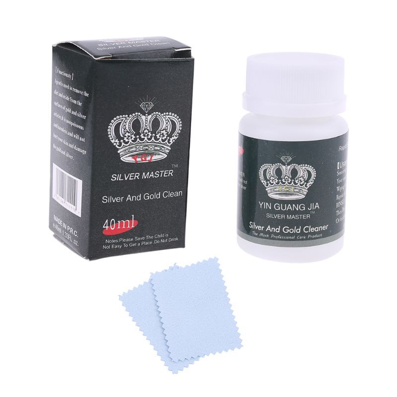 Chất tẩy rửa đánh bóng trang sức xi mạ vàng/ bạc chuyên dụng 40ml