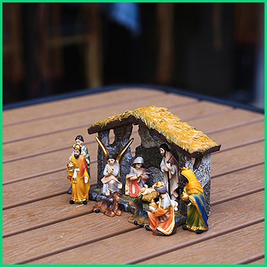 Mô Hình Tượng Chúa Jesus Bằng Resin Tự Nhiên Dùng Trang Trí Giáng Sinh