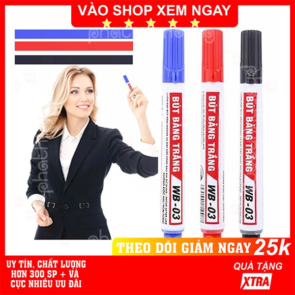 Bút lông viết bảng bôi đượcFREESHIPCó video thậtBút lông viết bảng bôi được ✓Giá rẻ - Phát Huy Hoàng