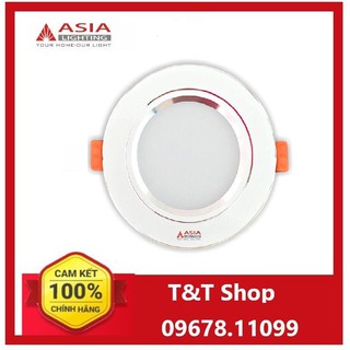 Đèn Led âm trần mặt trắng 7w -9w Asia