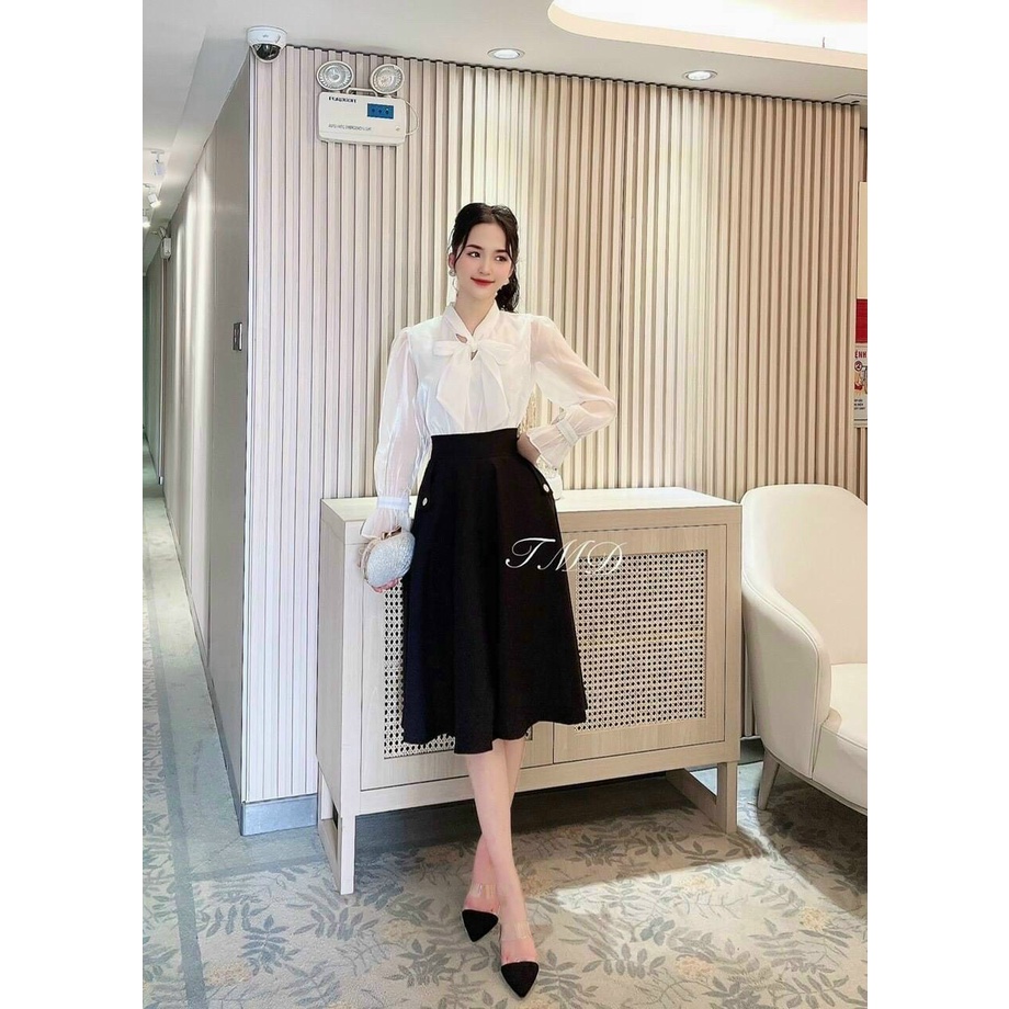 Chân Váy Xòe Dáng Dài Ms 93