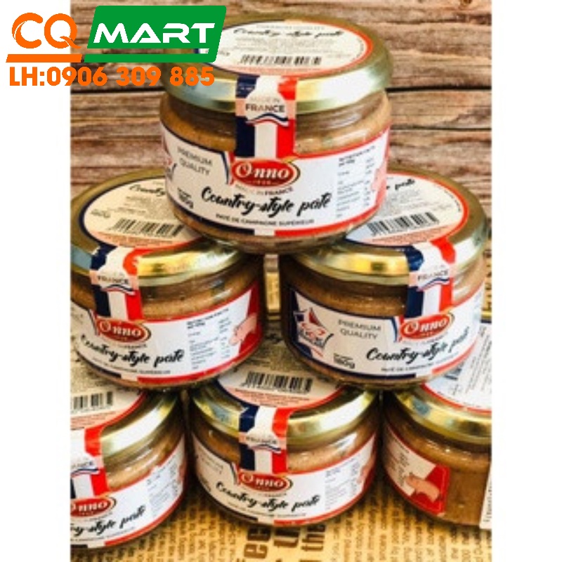 Pate Gan Heo Đồng Quê Country Style Pháp Hiệu Onno Hũ 180g