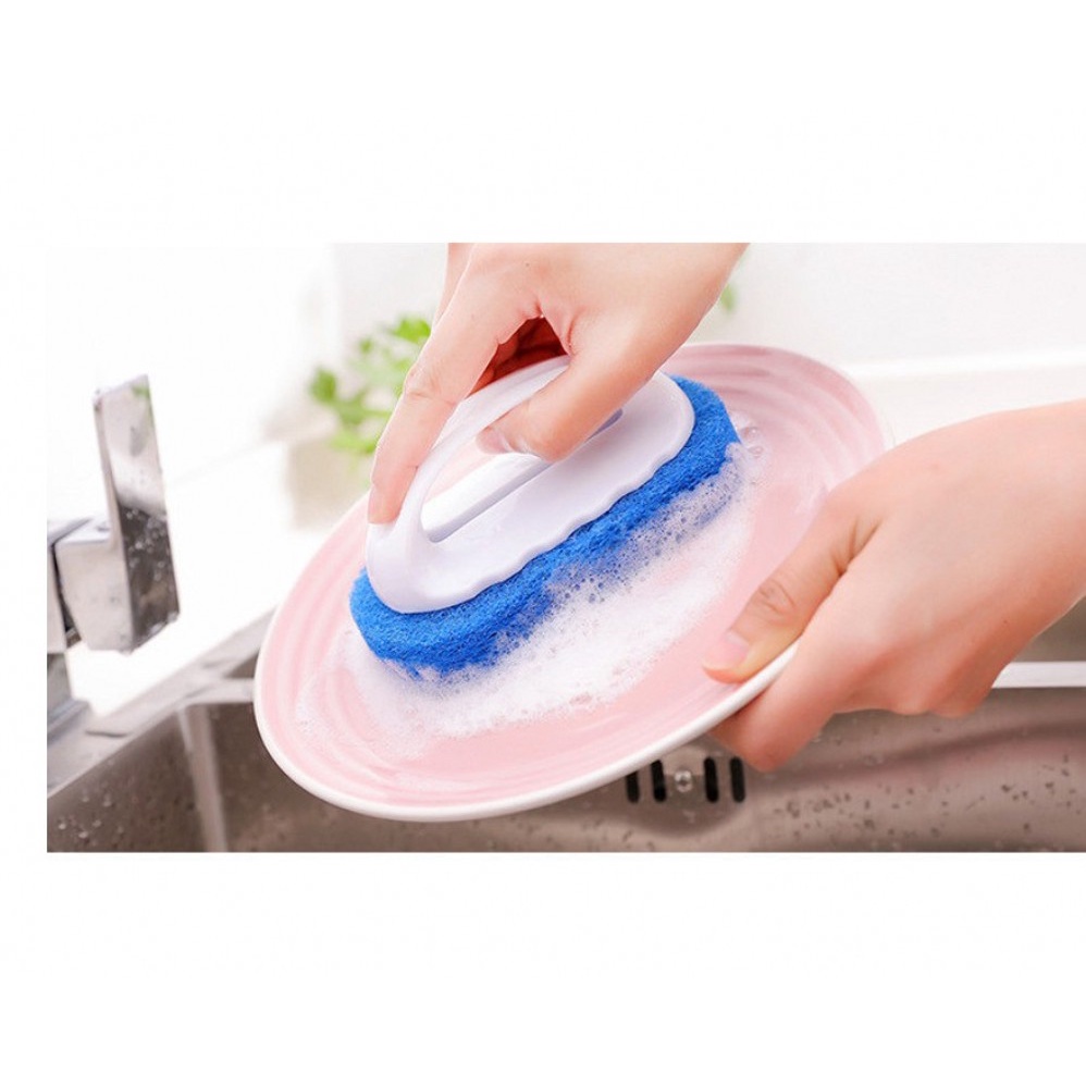 Bàn chải vệ sinh nhà bếp/ phòng tắm bằng mút xốp tiện dụng