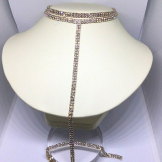 vòng cổ chocker gắn đá sang chảnh