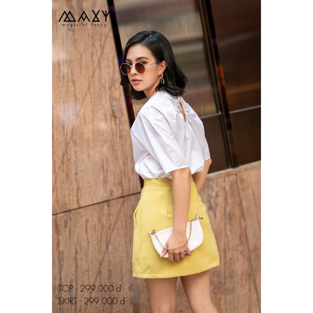 Quần váy màu vàng mustard skirt Maxy Workshop | BigBuy360 - bigbuy360.vn