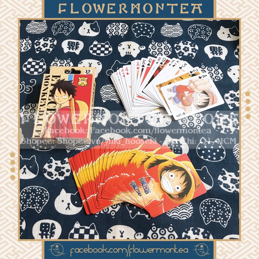Bộ Bài Tây 54 Lá FwMnT - One Piece | Đảo Hải Tặc (Luffy)